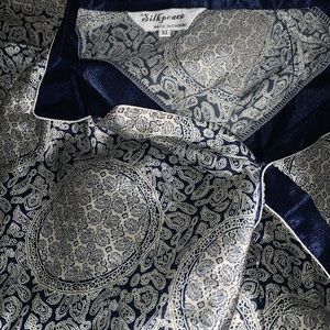 Silk space men’s pajama set